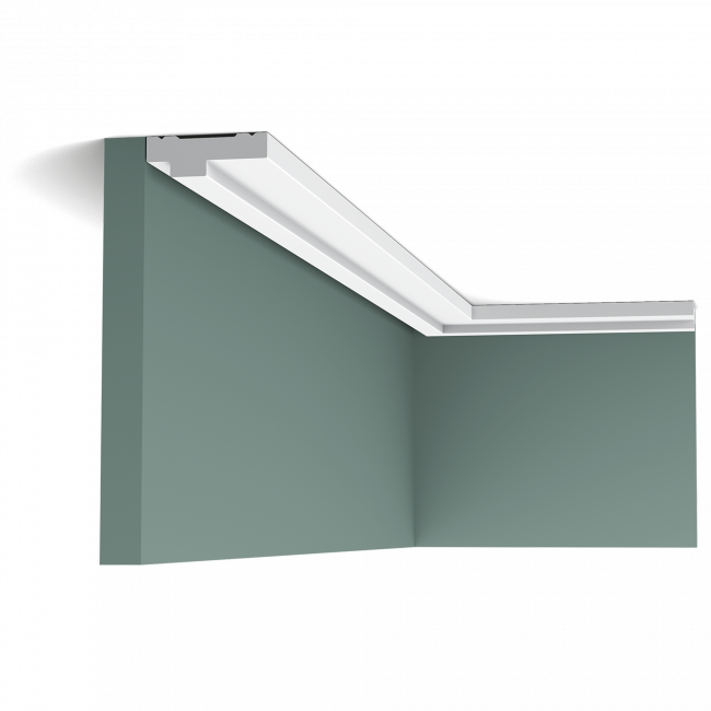 Cornice elegante con curve...