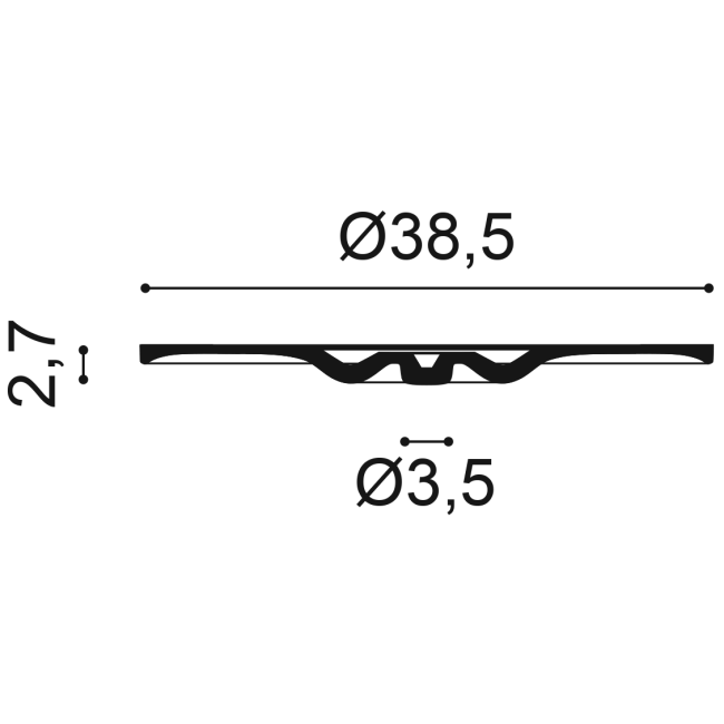 Rosone medio, ornamenti classici R31 (3)