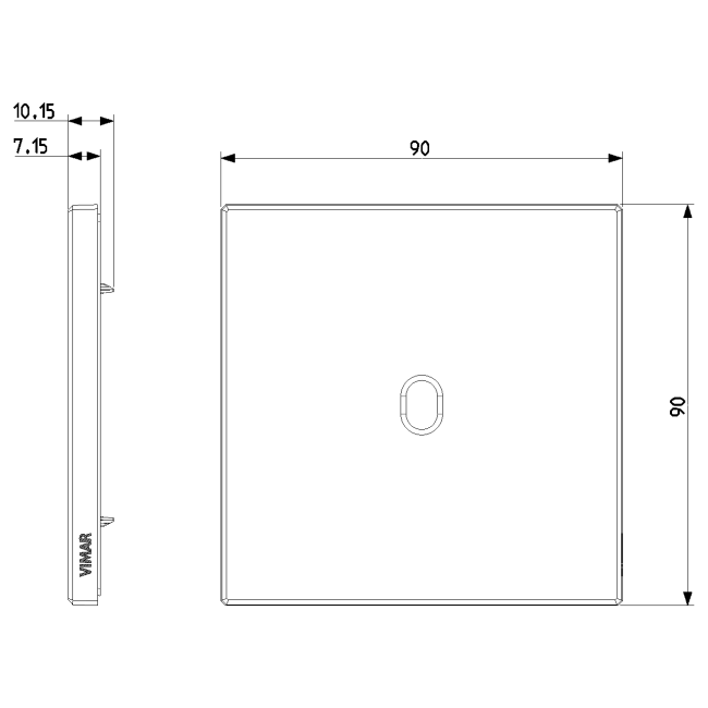 Interrupteur métal EIKON Vintage - Bouton poussoir simple (5)