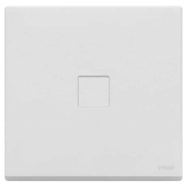 Interrupteur métal EIKON FLAT blanc - Bouton poussoir (1)